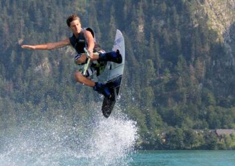 wakeboarden am attersee